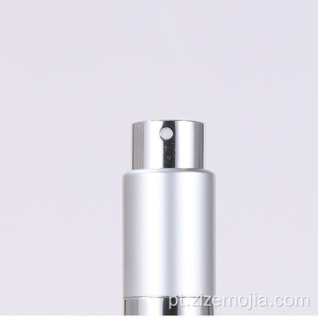Frascos de perfume de alumínio em spray de vidro